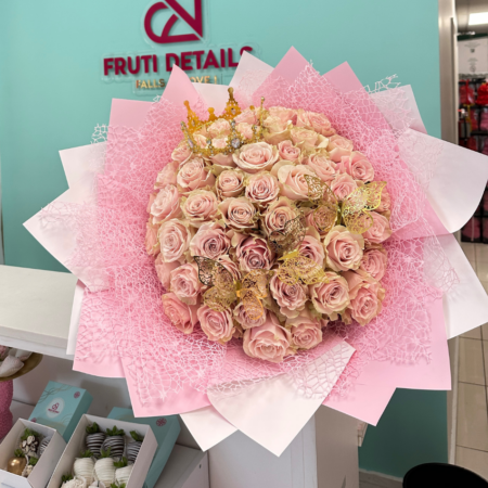 Bouquet de Rosas rosadas, los arreglos de rosas viende desde 25 rosas hata 100 rosas