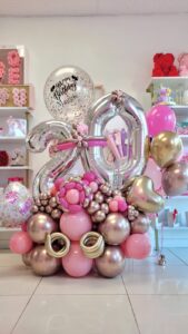 women, Balloons, globos, Bouquetsballloons