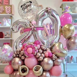 women, Balloons, globos, Bouquetsballloons