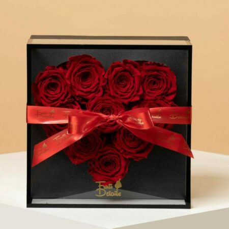 Preserved Red Roses Box