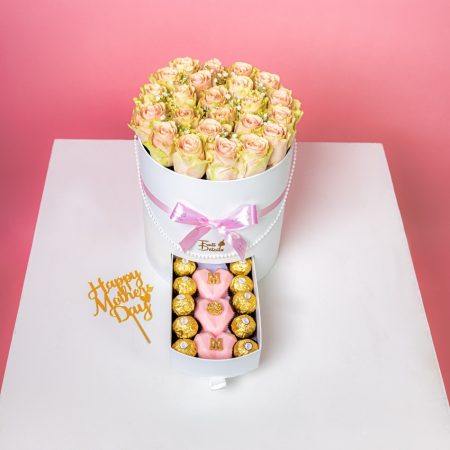 Flowers pink & Chocolate