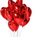 Bouquets Helium Balloons 10 pc Red +$45.00