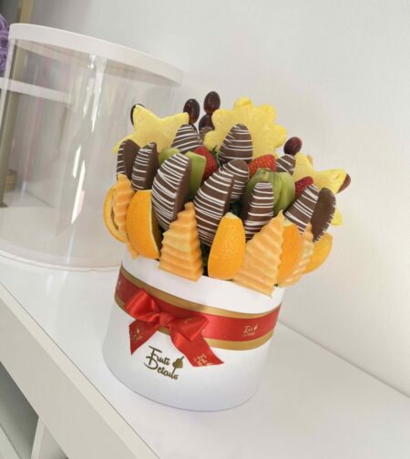 Arreglos de Frutas por cumpleaños con Frutas frescas ideal para regalar