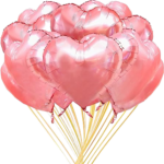 Bouquets Helium Balloons 10 pc Pink +$45.00